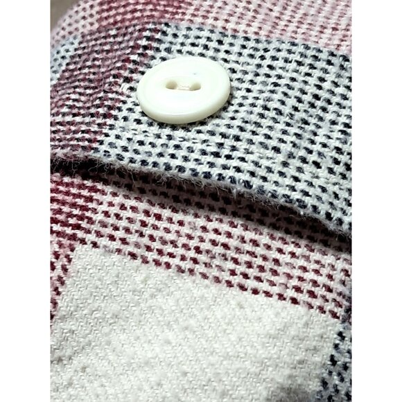 Vintage 90s Billabong Design Works Plaid Flannel Shirt Size M Surf Style - Picture 13 of 13